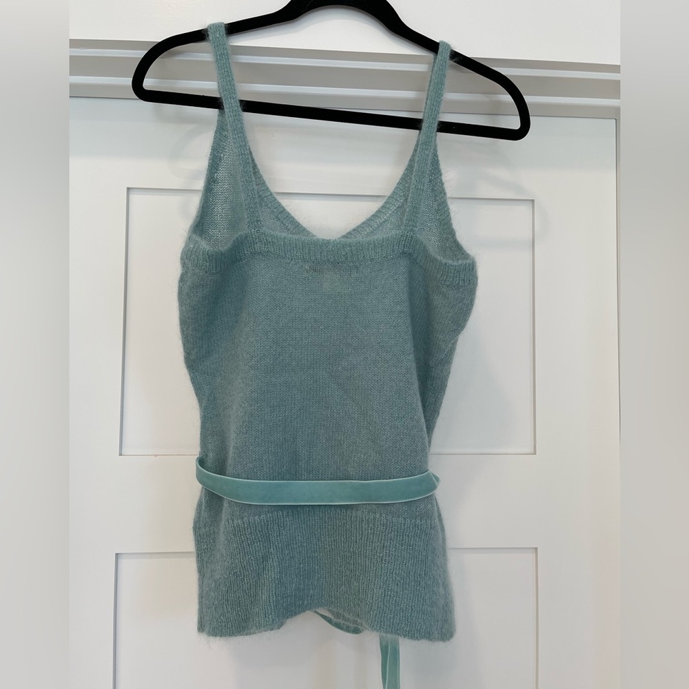 Vintage Banana Republic Soft Blue Mohair Knit Camisole - Picture 2 of 10
